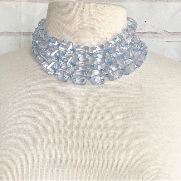 Tarina Tarantino Jewelry - Tarina Tarantino Blue Crystal Choker